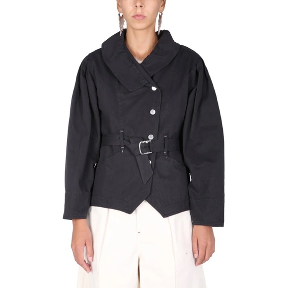 NWT Isabel Marant Dipazo Jacket Off Black, size US 4 - Picture 4 of 16